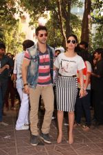 Varun Dhawan, Yami Gautam promote Badlapur at National college festival on 13th Feb 2015